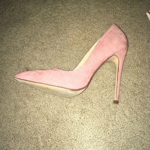 Rose/Suede Heels